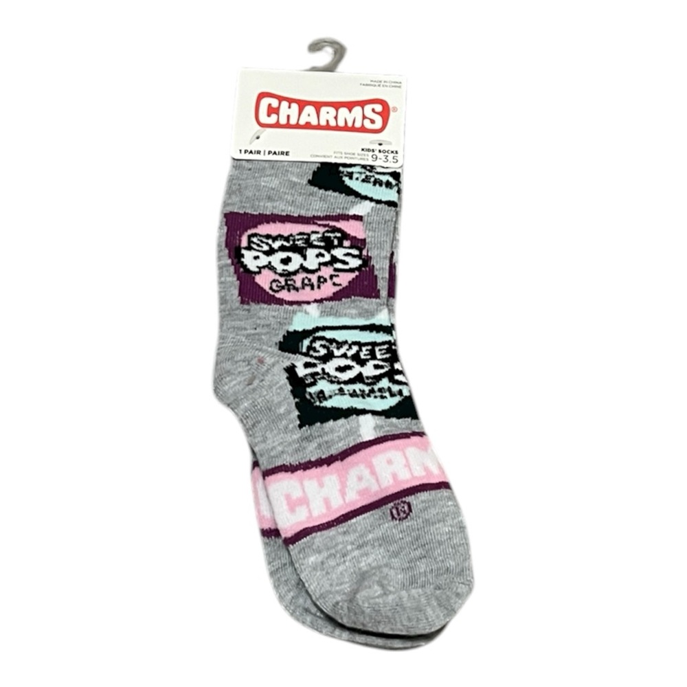 Kids Charms Lollipop Socks Size 9-3.5